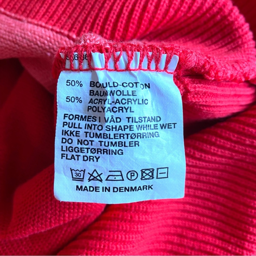 SKOVHUUS DENMARK Color Block Sweater L - Picture 5 of 5